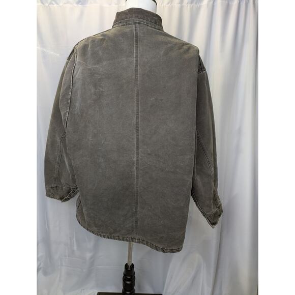 Vintage Carhartt‎ CO2CHT Blanket Lined Dark Brown Chore Jacket Coat Size 2XL - Picture 6 of 14